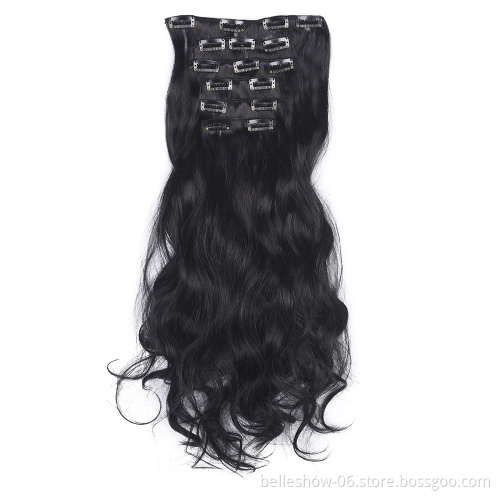 Xin Si hair extensions clip in seamless clip-in hair extensions curly kinky straight extensions real with cuticle cheap